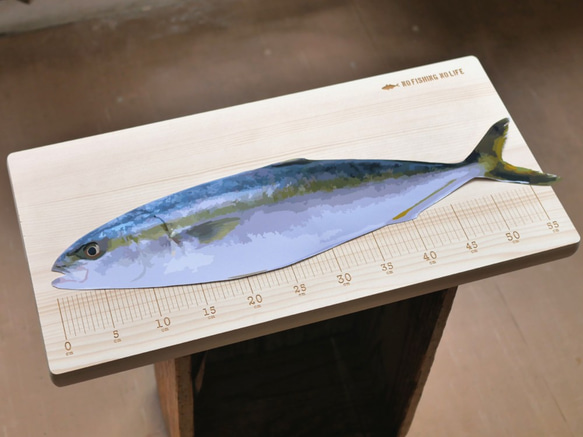 釣り好きに捧げる、まな板　60ｃｍ 2枚目の画像