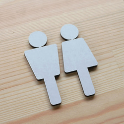 胡桃木馬桶標牌（帶雙面膠） 第3張的照片