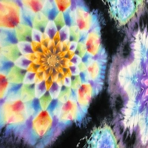 送料無料 タイダイ染め タペストリー Hippies Dye 最新作 銀河三連