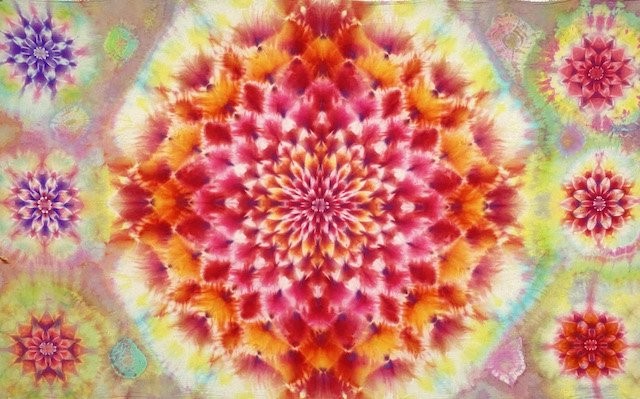 送料無料 タイダイ染め　タペストリー　Hippies Dye最新作 HD13-77