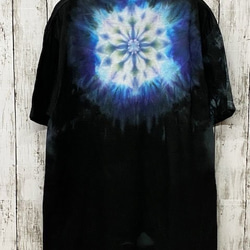 タイダイ染め Tシャツ　Lサイズ　大曼荼羅　ブラック　Hippies Dye HD14-20 4枚目の画像