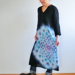 紮染紮染曼陀羅非常流行的第八套衣服！的黑美人大曼陀羅☆美麗的敖紫☆HD7-94 第2張的照片