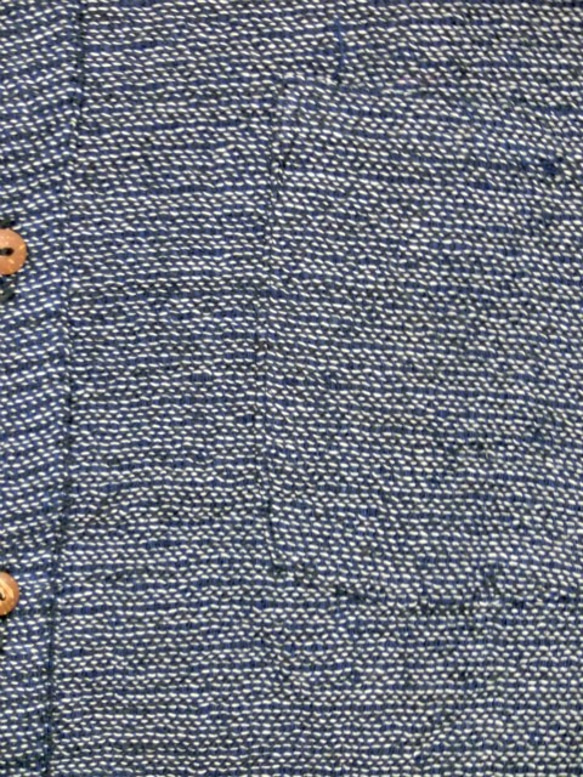 喬姆頓·棉花男式長衫“你好陌生人” ROLL1-4靛藍 第6張的照片