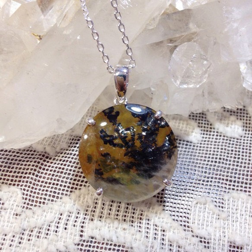 天然無処理 氷種 インカローズ ネックレス k18 No2388 ネックレス  