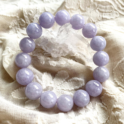 特色‼️天然本翡翠　高品質多彩蓮花珠＆ラベンダー如意、氷種落花生ブレス　鑑定書付き 特色‼️天然本翡翠高品質多彩蓮花珠＆ラベンダー如意、氷種落花生