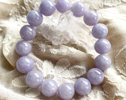 ラベンダー翡翠・ブレス12mm ブレスレット SAKURA STONE 通販