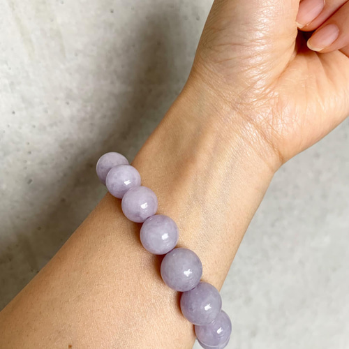 ラベンダー翡翠・ブレス12mm ブレスレット SAKURA STONE 通販 7397677