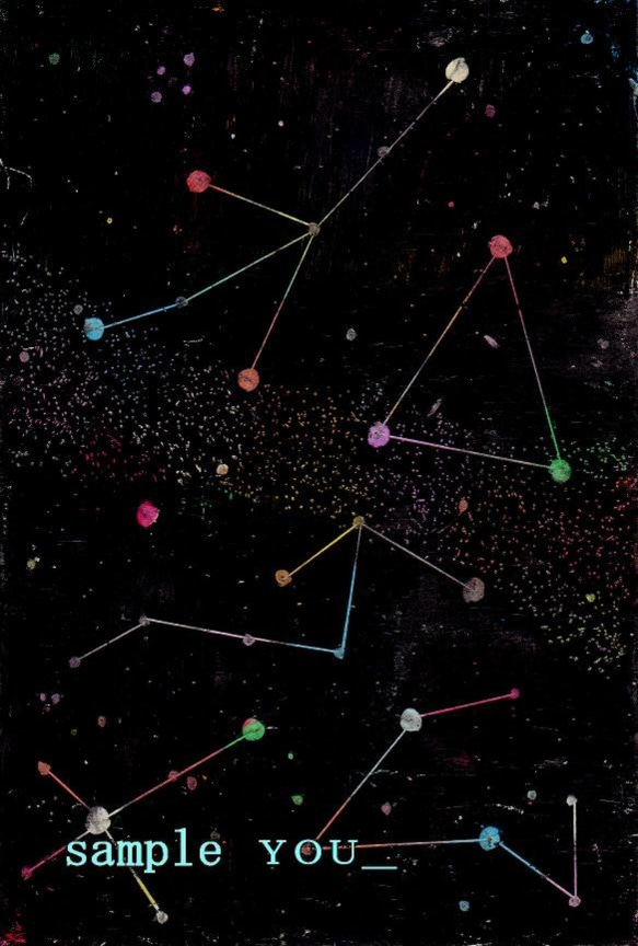 【組み合わせ】　ポストカード５枚セット　Ｃ００３９：夏の星座 1枚目の画像