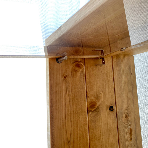 ロの字の木箱 2wayセット塗装品]1個・扉付・背板無 おしゃれに収納