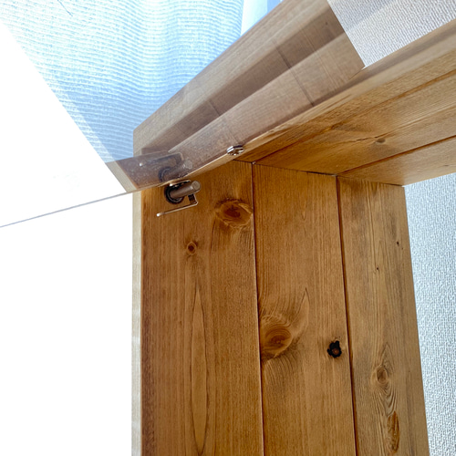 ロの字の木箱 2wayセット塗装品]1個・扉付・背板無 おしゃれに収納
