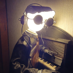 jazz  レコード盤ライト  Ｌサイズ  piano 0１ 1枚目の画像