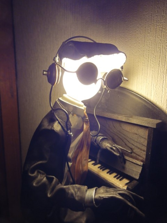 jazz  レコード盤ライト  Ｌサイズ  piano 0１ 1枚目の画像