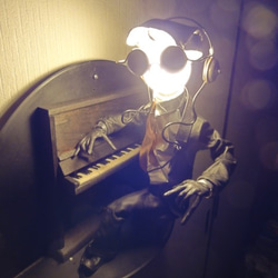jazz  レコード盤ライト  Ｌサイズ  piano 0２ 3枚目の画像