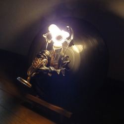 jazz  レコード盤ライト  Ｌサイズ  トランペット　０5 4枚目の画像
