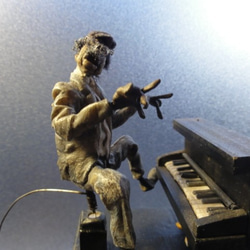 jazz・・・バランス人形　ヤジロベー 　piano 0２ 2枚目の画像