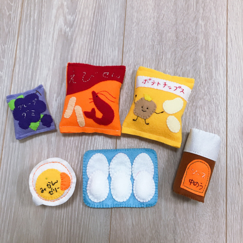 フェルトままごと☆スーパーマーケット おもちゃ・人形 wako 通販