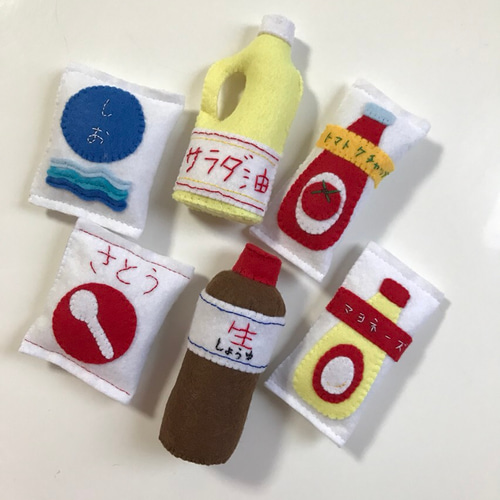 フェルトままごと♡スーパーマーケット おもちゃ・人形 wako