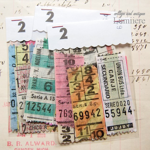 bus ticket その他素材 Lumiiere 通販 1542817｜Creema(クリーマ 