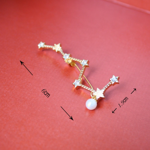 青い地球と星のブローチ 青い地球と星のブローチ 美術品・アンティーク