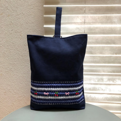 受注製作◇スモッキング刺繍シューズケース B004-1 その他入園グッズ