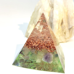 ピラミッド型Ⅱ オルゴナイト ラピスラズリ その他置物 毘殊 天然石