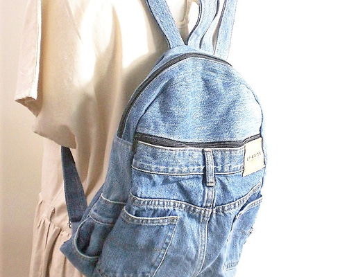 デニムリメイクリュック 楽天市場】・ デニムリュック リメイクデニム デニムバッグ