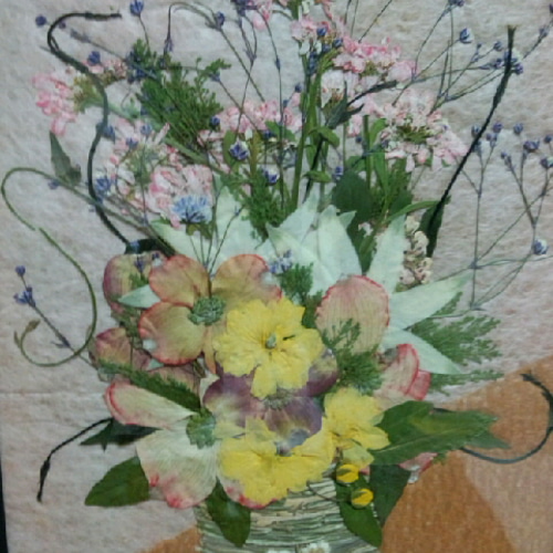 押し花でアート！ 切り絵 osibanakatorea 通販 346827｜Creema