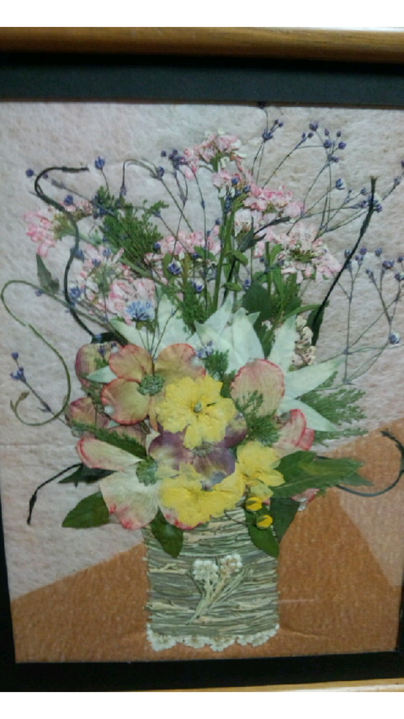 押し花でアート！ 切り絵 osibanakatorea 通販 346827｜Creema