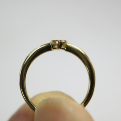 ペアシェープダイヤモンド指輪 7枚目の画像