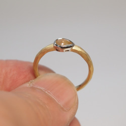 イエローダイヤモンド（ローズカット）・指輪 6枚目の画像