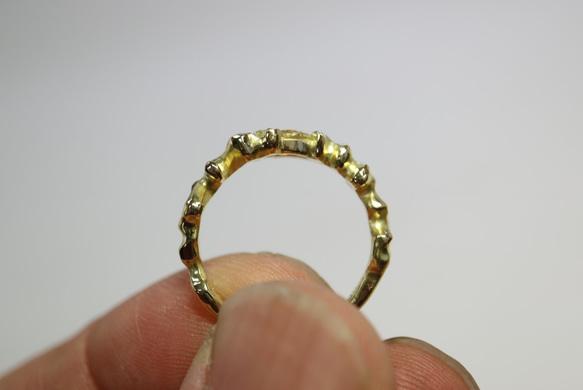 マーキスカットダイヤモンド指輪 6枚目の画像