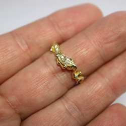 マーキスカットダイヤモンド指輪 7枚目の画像