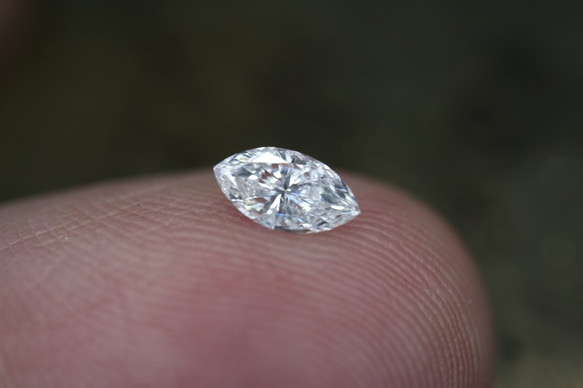 マーキスダイヤモンド指輪 3枚目の画像
