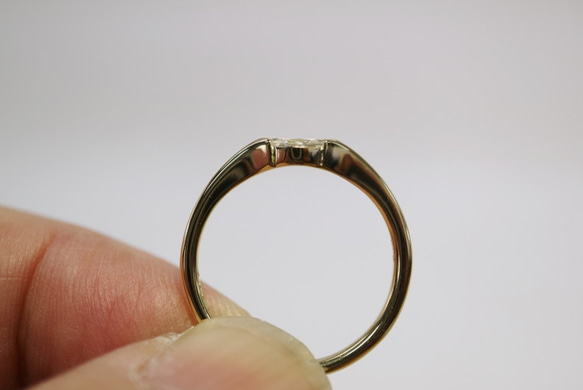 マーキスダイヤモンド指輪 8枚目の画像
