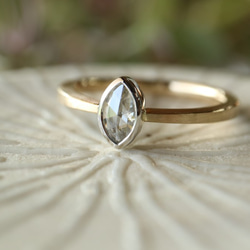 ローズカットダイヤモンド指輪 1枚目の画像