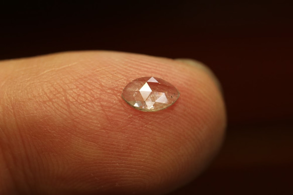 ローズカットダイヤモンド指輪 2枚目の画像