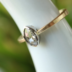 ローズカットダイヤモンド指輪 3枚目の画像