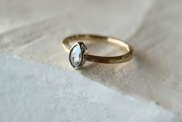 ローズカットダイヤモンド指輪 5枚目の画像