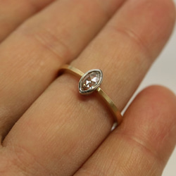 ローズカットダイヤモンド指輪 6枚目の画像