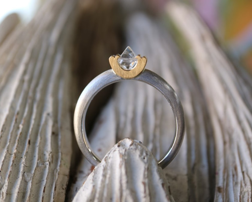 専用　ナチュラルカラー ラフダイアモンド SVシルバーリング 指輪 原石 0_932fa14c2a9af0c7a5a5b66cde55