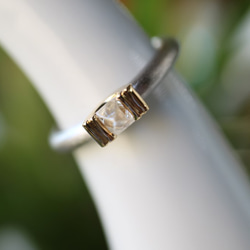 ラフダイヤモンド（原石）指輪 3枚目の画像