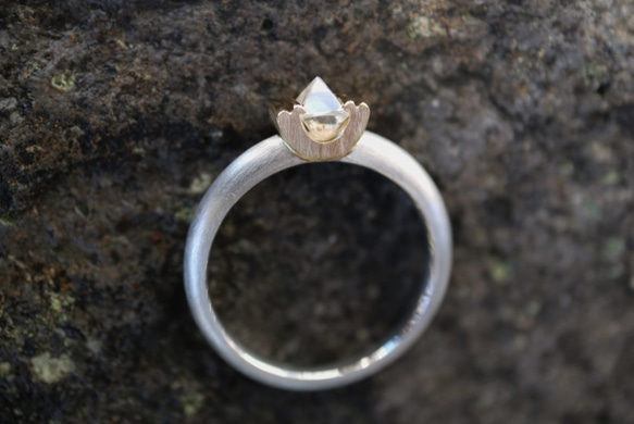 ラフダイヤモンド（原石）指輪 6枚目の画像