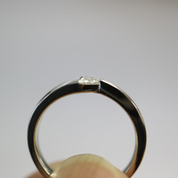 トリリアントカットダイヤ指輪 7枚目の画像