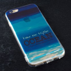 iPhone6 6s グラフィックスマホケース ソフトカバー オーシャン 4枚目の画像