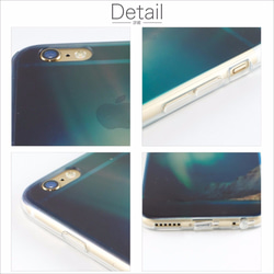 iPhone6 6s ソフトケース 南極 オーロラ 3枚目の画像