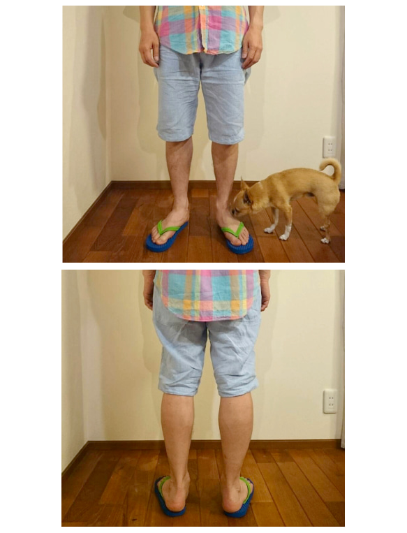 Linen shorts  -light blue-　送料無料 4枚目の画像