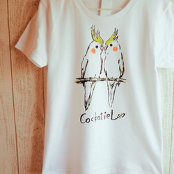 オカメインコの Tシャツ ＊再販＊ 1枚目の画像