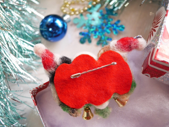 聖誕節好朋友爪哇禾雀的胸針 第5張的照片