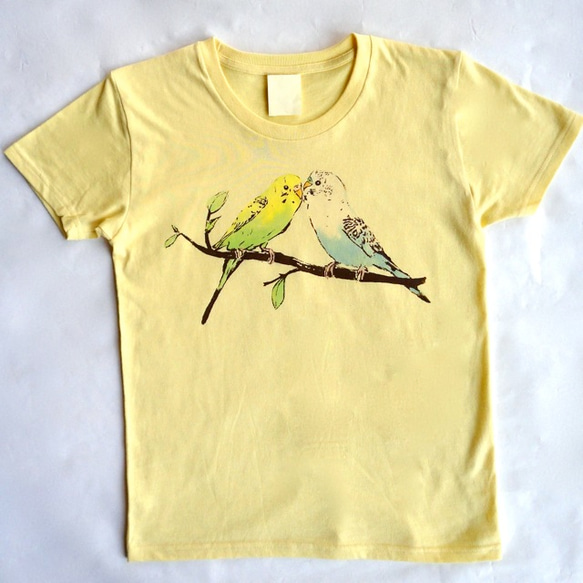 セキセイインコ Tシャツ 2枚目の画像