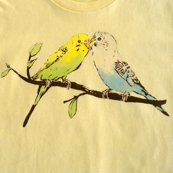 セキセイインコ Tシャツ 3枚目の画像